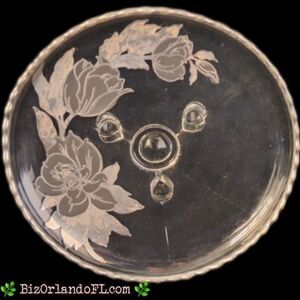 VINTAGE: Silver City 7" 3-Footed Bon Bon Plate / Serveware HTF "" RARE FIND ""